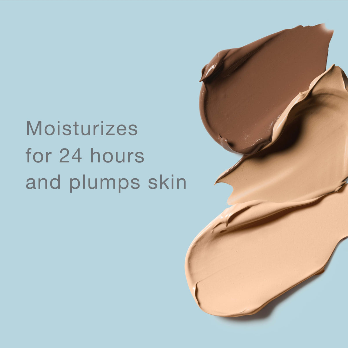 Neutrogena water-gel texture swiped to show lightweight hydration