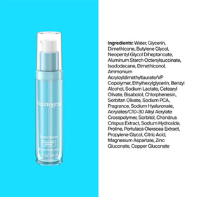 Neutrogena bottle inside travel bag highlighting on-the-go hydration