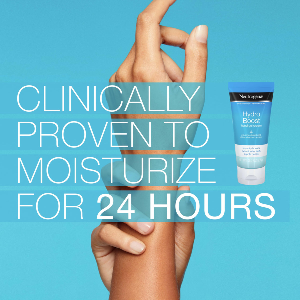 Neutrogena tube open dispensing gel cream for controlled application