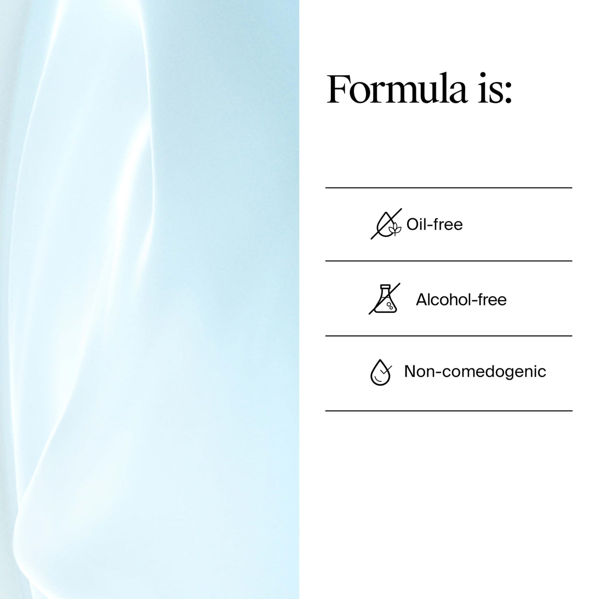 Neutrogena applied under foundation to show smooth makeup base