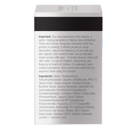 Neutrogena ingredients list close-up emphasizing hyaluronic acid benefit