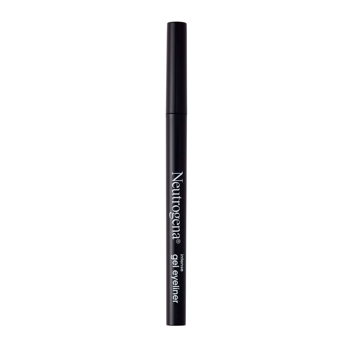 Neutrogena gel eyeliner front view showing compact travel-ready design and bold pigment