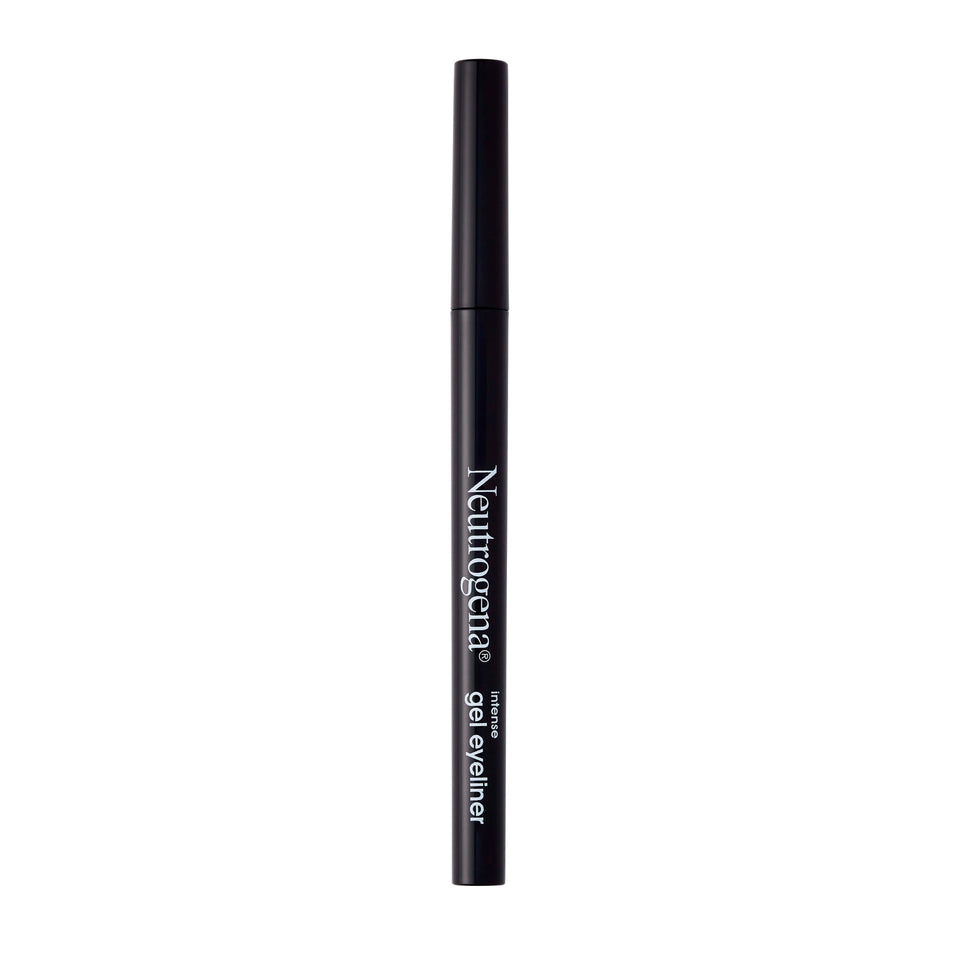 Neutrogena gel eyeliner front view showing compact travel-ready design and bold pigment