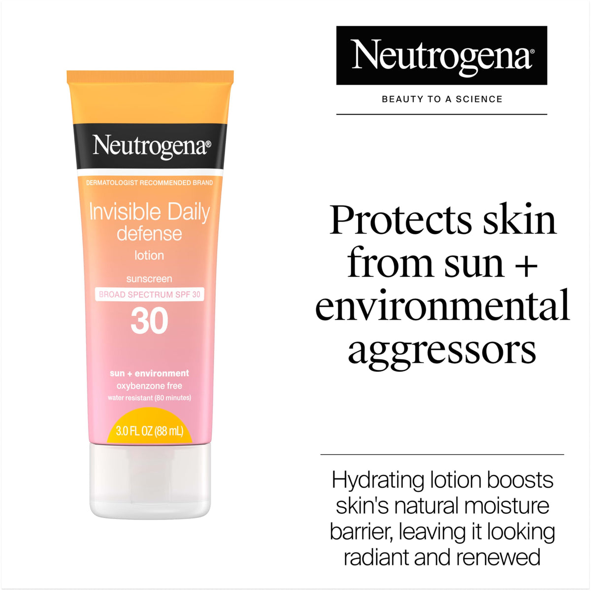 Neutrogena cap and dispenser detail for controlled sunscreen application