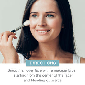 Neutrogena jar and swatch of Nude 40 showing true-to-skin tone matching