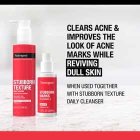Neutrogena ingredient label zoom emphasizing retinol SA and clean formulation benefit