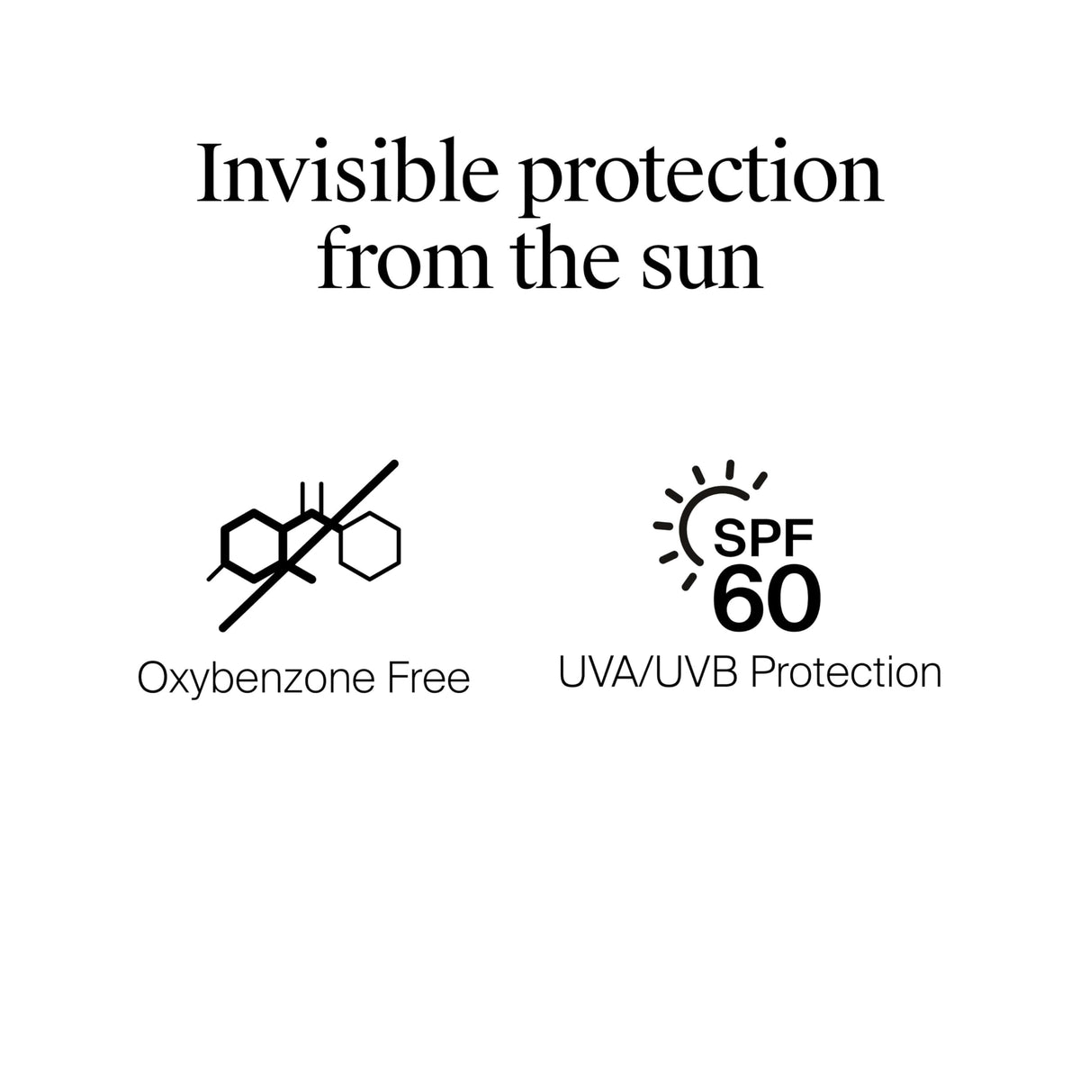 Neutrogena label and ingredients view showing SPF 60+ and oxybenzone-free detail