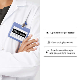 Neutrogena label close-up listing ingredients and dermatologist-tested claim