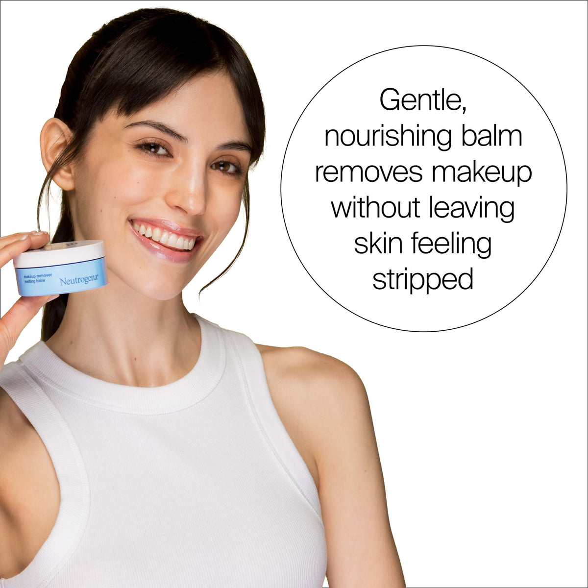 Neutrogena label close-up highlighting vitamin E for conditioning and nourishing benefit