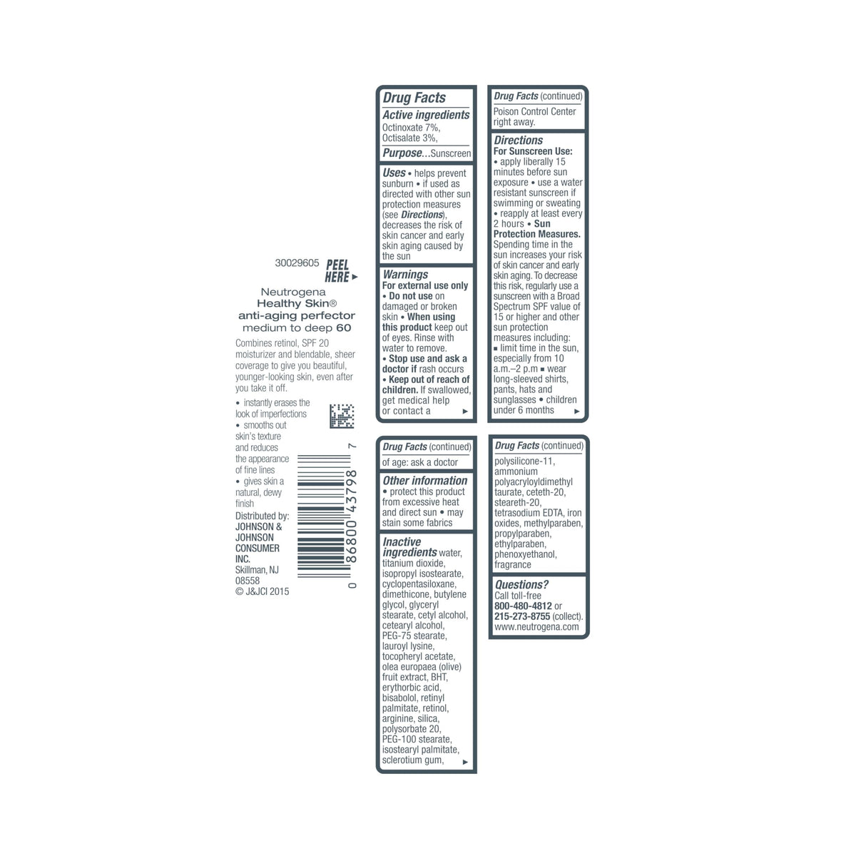 Neutrogena tube inside a toiletry bag illustrating convenient travel and daily use