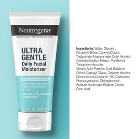 Neutrogena on bathroom counter in routine setting for daily use benefit