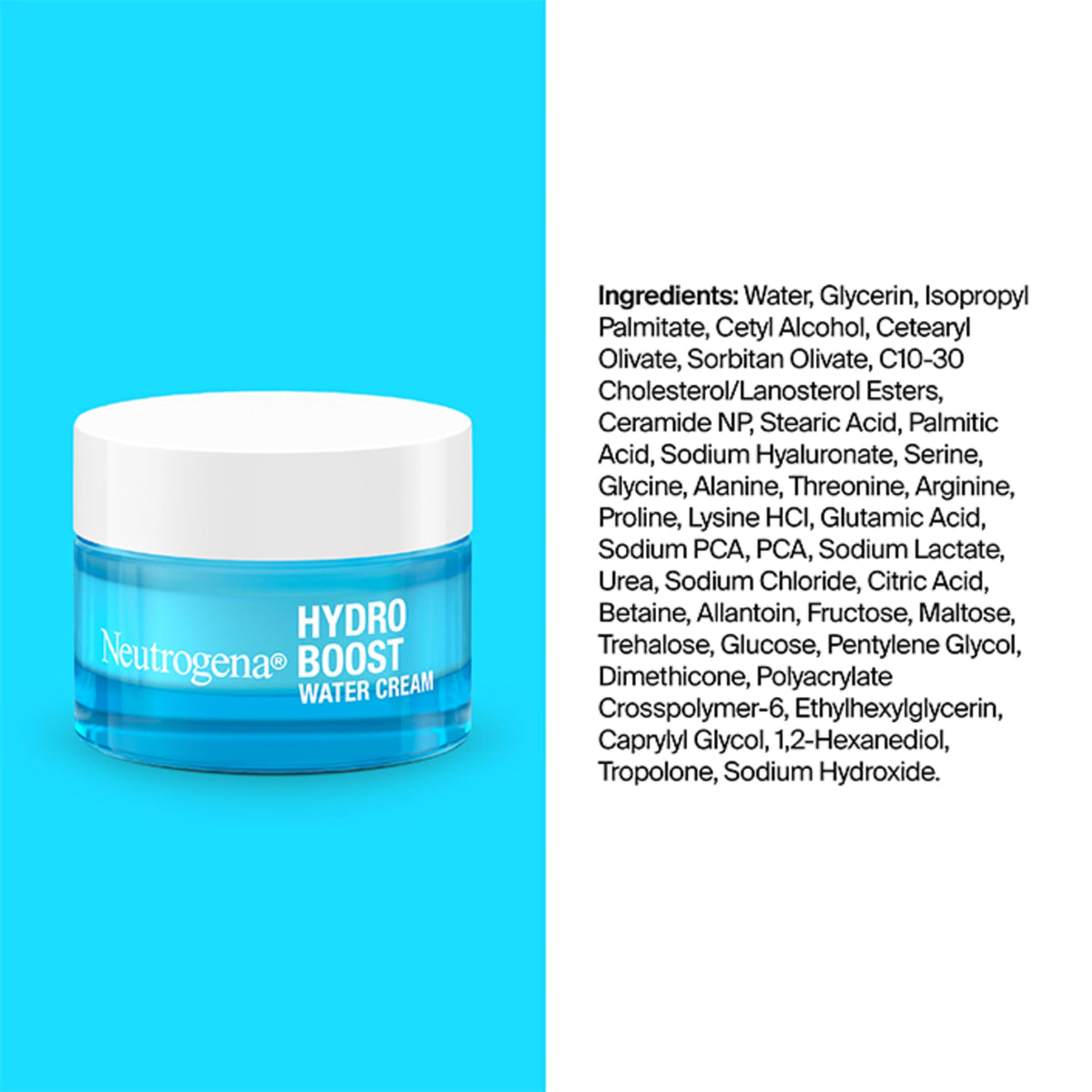 Neutrogena lifestyle bathroom counter demonstrating routine-ready hydration