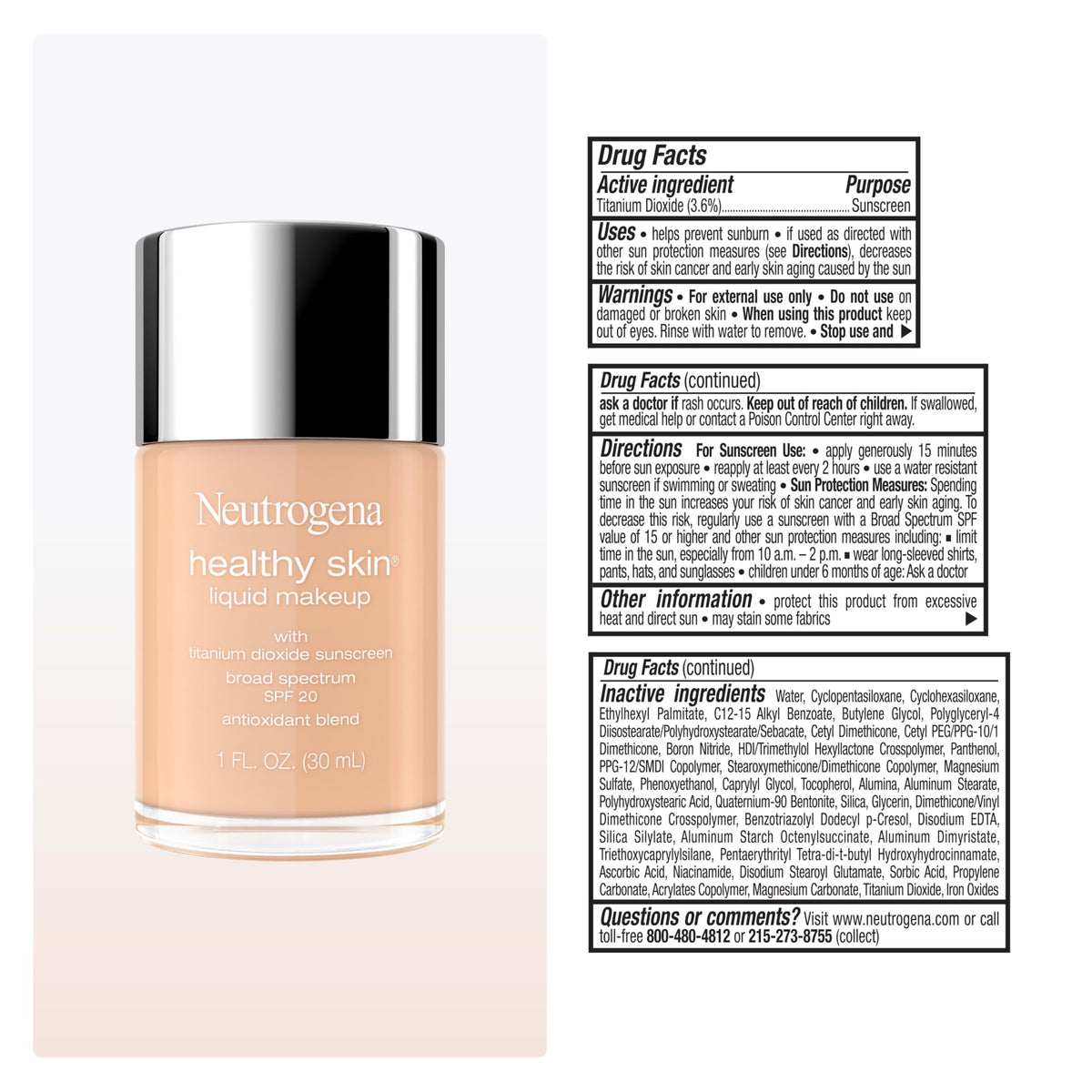 Neutrogena in bathroom morning routine illustrating time-saving SPF benefit