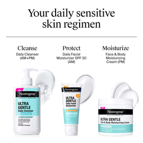 Neutrogena in bathroom routine lifestyle shot, benefit: fits simple morning and evening rituals