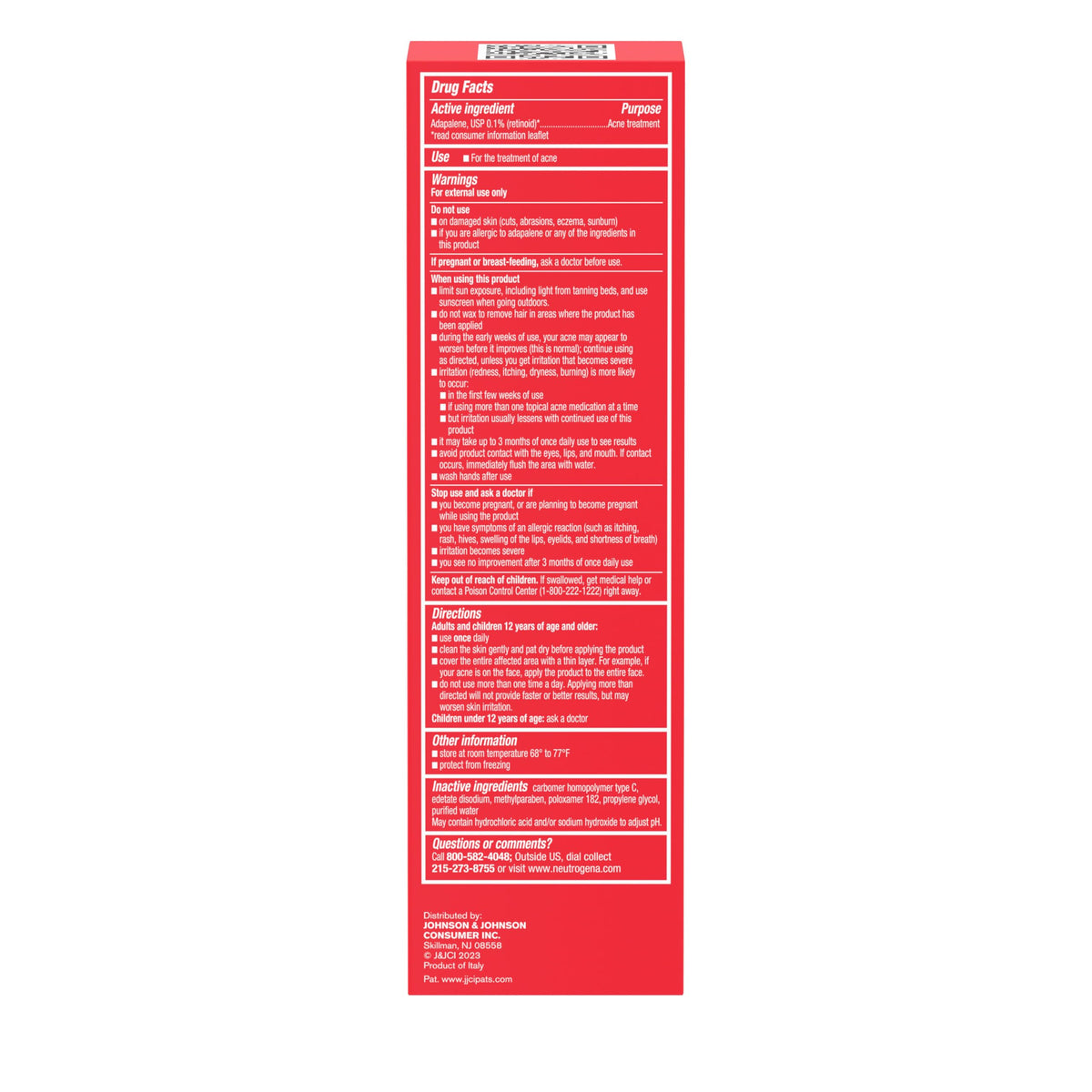 Neutrogena lifestyle bathroom routine showing product used as part of nightly acne care