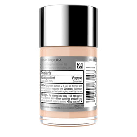 Neutrogena lifestyle image of woman applying foundation outdoors for everyday protection