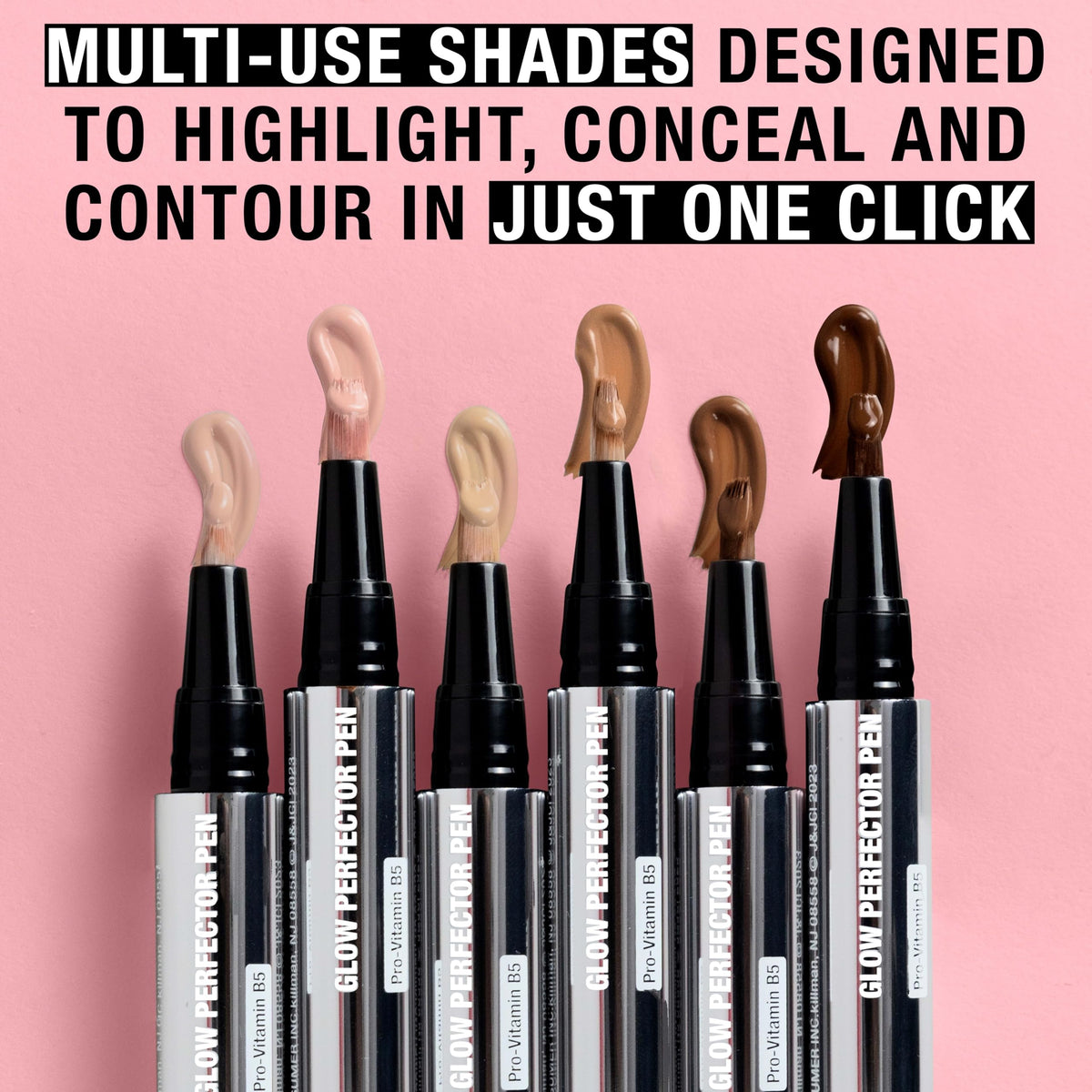 Neutrogena liquid texture swiped on skin for blendable glow