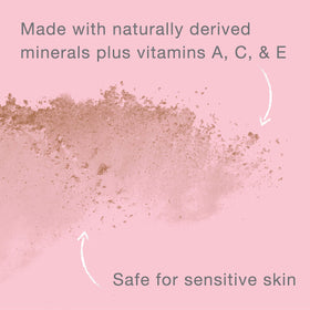 Neutrogena open jar top view displaying fine mineral powder with easy dispensing