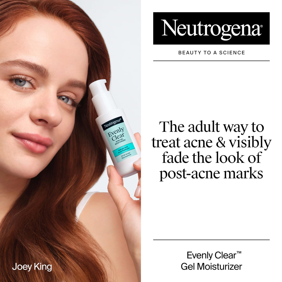 Neutrogena close-up of gel texture highlighting lightweight absorption