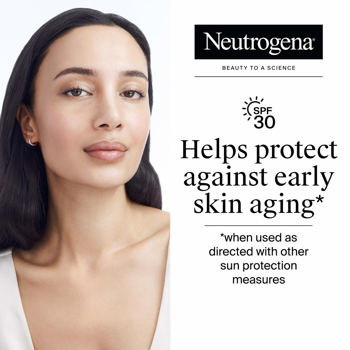 Neutrogena open tube texture close-up showing cream consistency