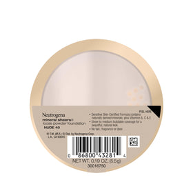 Neutrogena packaging ingredients label closeup showing vitamins A C E