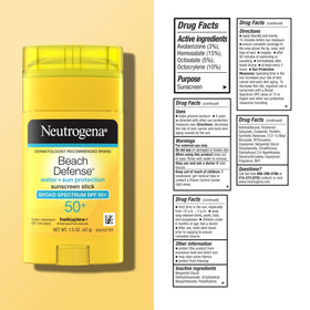Neutrogena packed travel bag shot showing convenient on-the-go protection