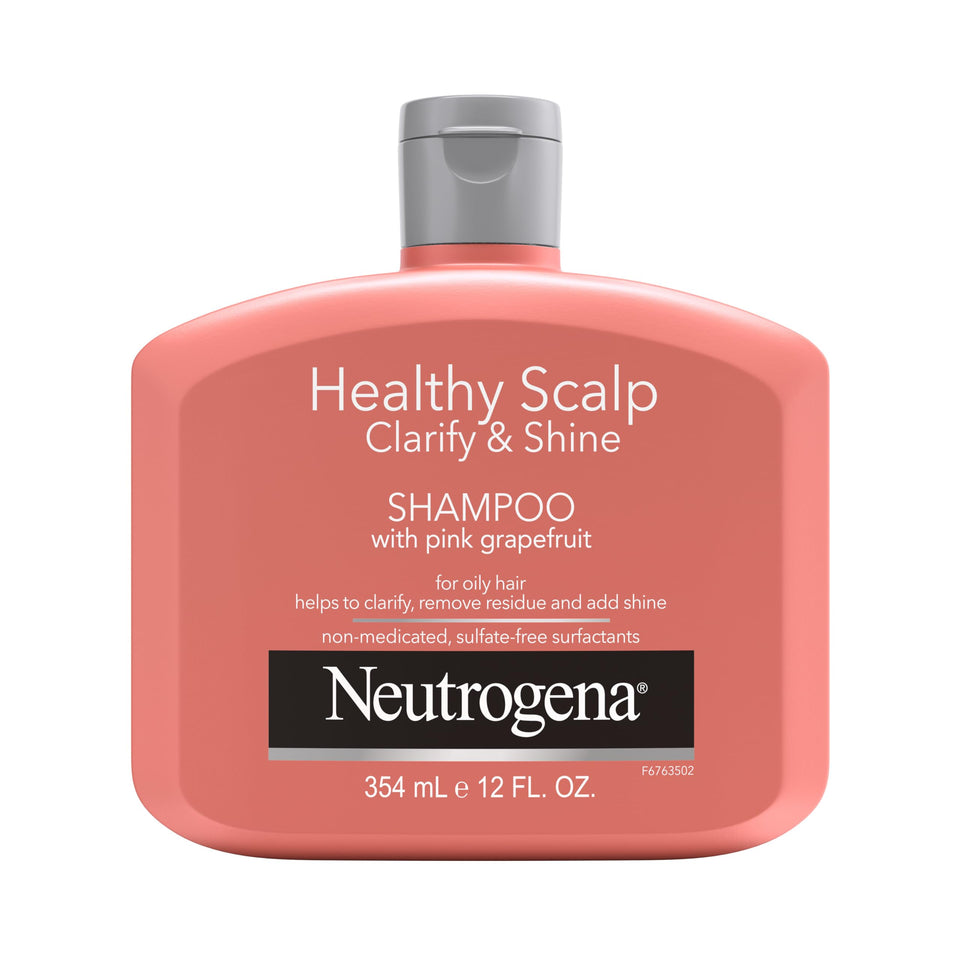 Neutrogena bottle front packaging showing product and benefits