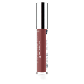Neutrogena Pink Mocha before and after lips showing hydrated, glossier appearance