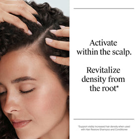 Neutrogena pipette applying serum to scalp for precise targeting