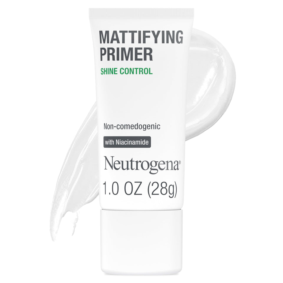 Neutrogena front packaging showing primer tube and matte finish benefit
