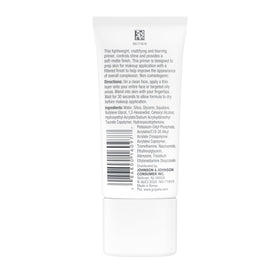 Neutrogena primer swiped on skin showing matte, pore-blurring effect