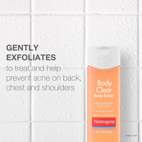 Neutrogena label close-up showing active 2% salicylic acid ingredient