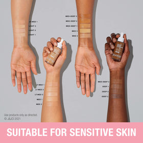 Neutrogena label and pump detail highlighting ingredient callouts