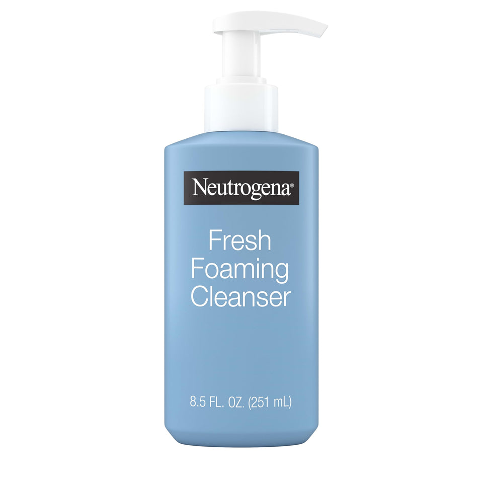 Neutrogena pump bottle front view showing clean packaging and easy dispensing
