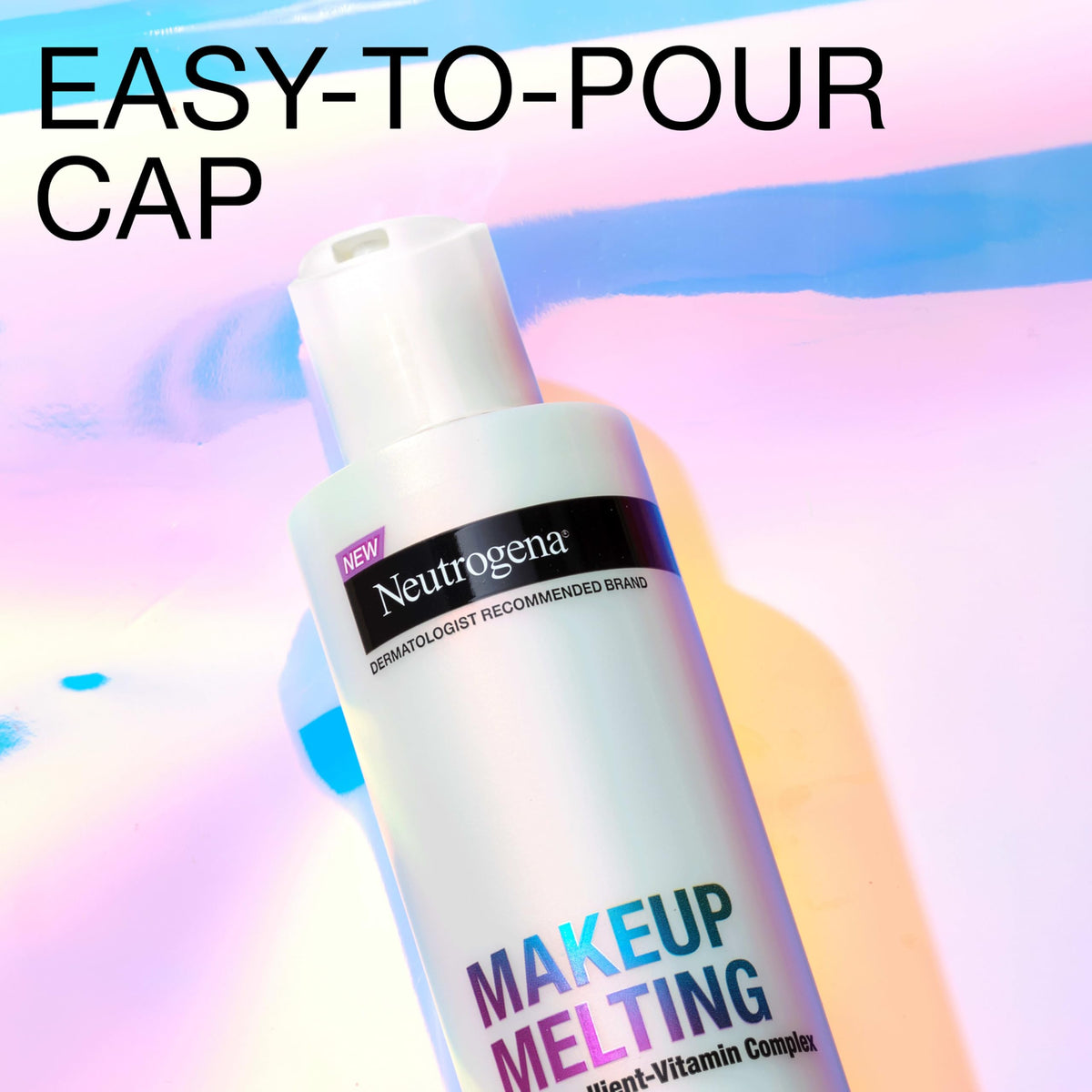 Neutrogena pump dispensing product highlighting easy controlled application