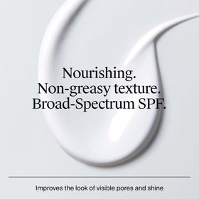 Neutrogena pump dispensing lotion onto fingertip for controlled application benefit