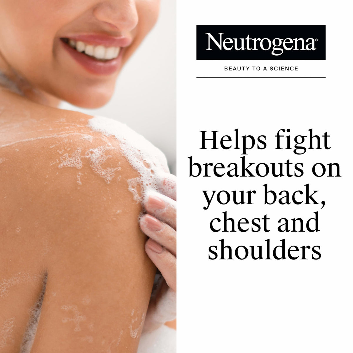 Neutrogena pump dispenser close-up for easy, controlled application