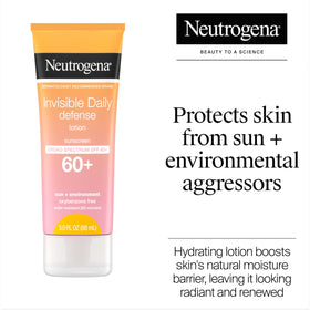 Neutrogena bottle pump close-up emphasizing easy, mess-free dispensing