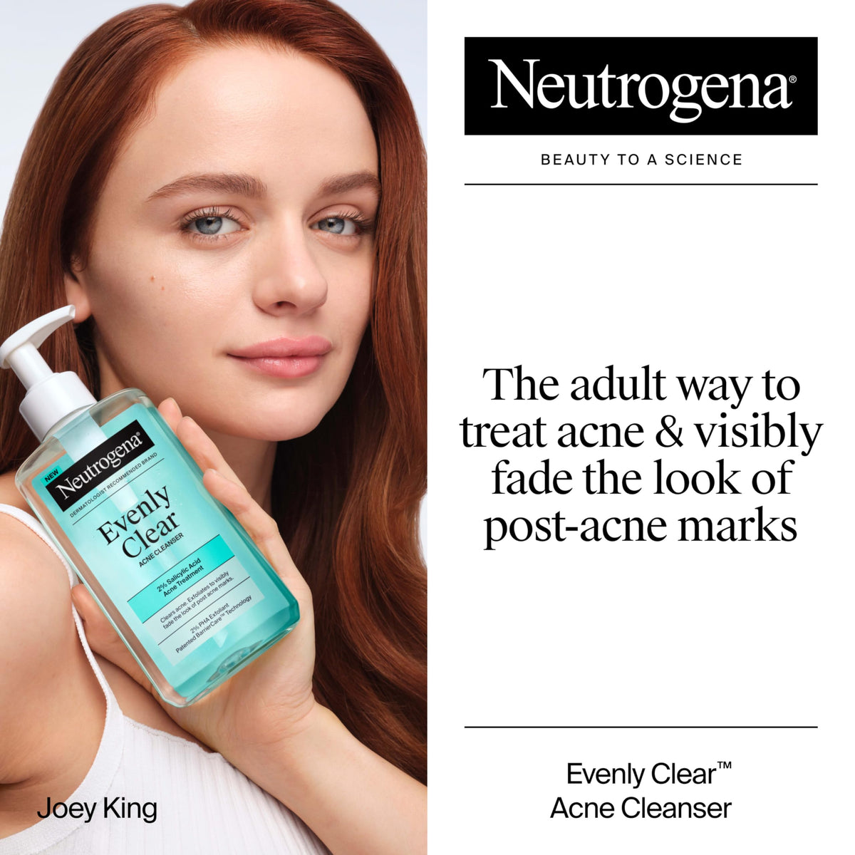 Neutrogena pump-top dispense closeup for easy controlled use