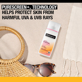 Neutrogena applied on hand to show quick absorption and invisible look