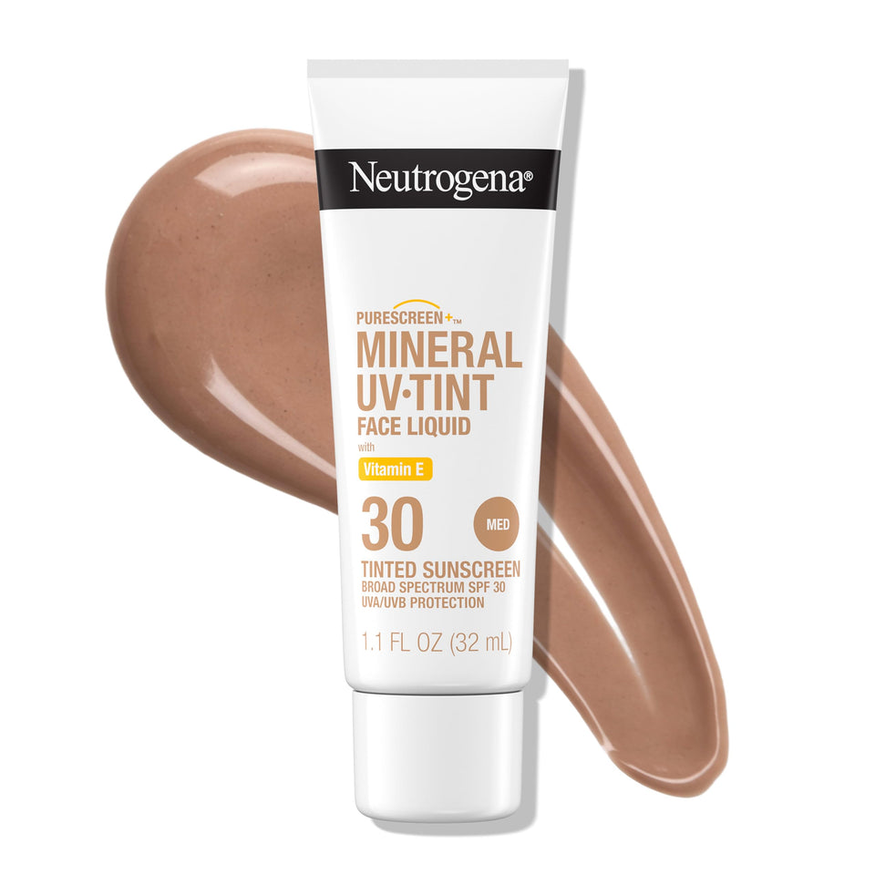 Neutrogena Purescreen front packaging showing SPF and tint benefits