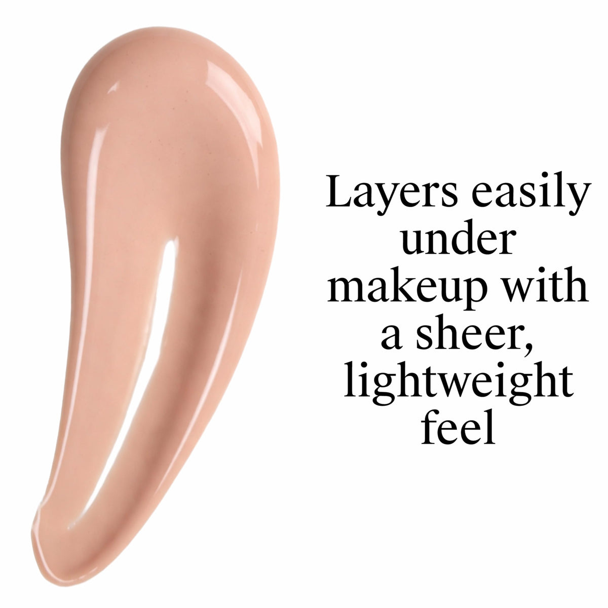 Neutrogena Purescreen+ smooth silky texture close-up demonstrating blendable finish