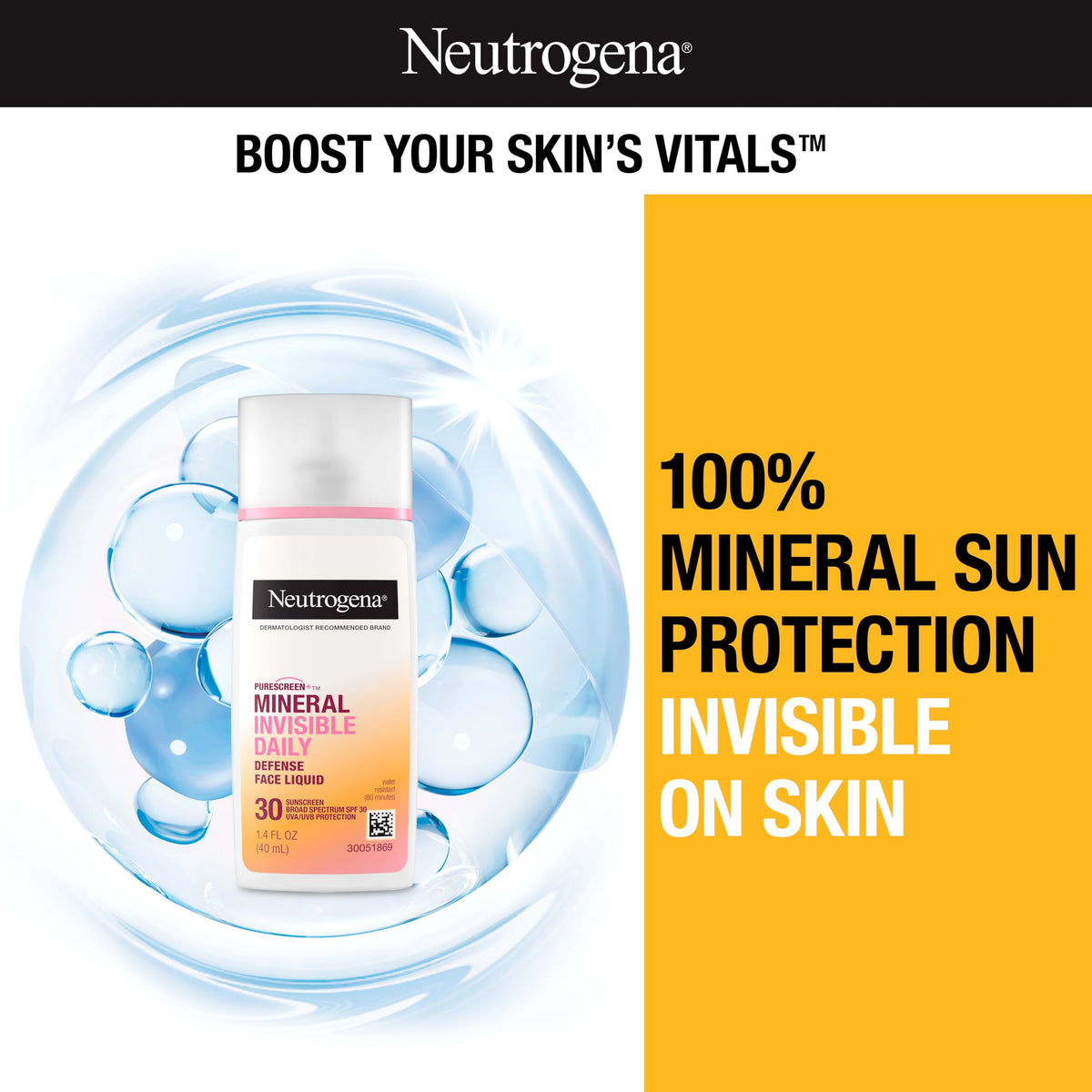 Neutrogena pump and cap close-up for controlled, mess-free application