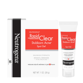 Neutrogena front tube showing brand and fast spot treatment benefits