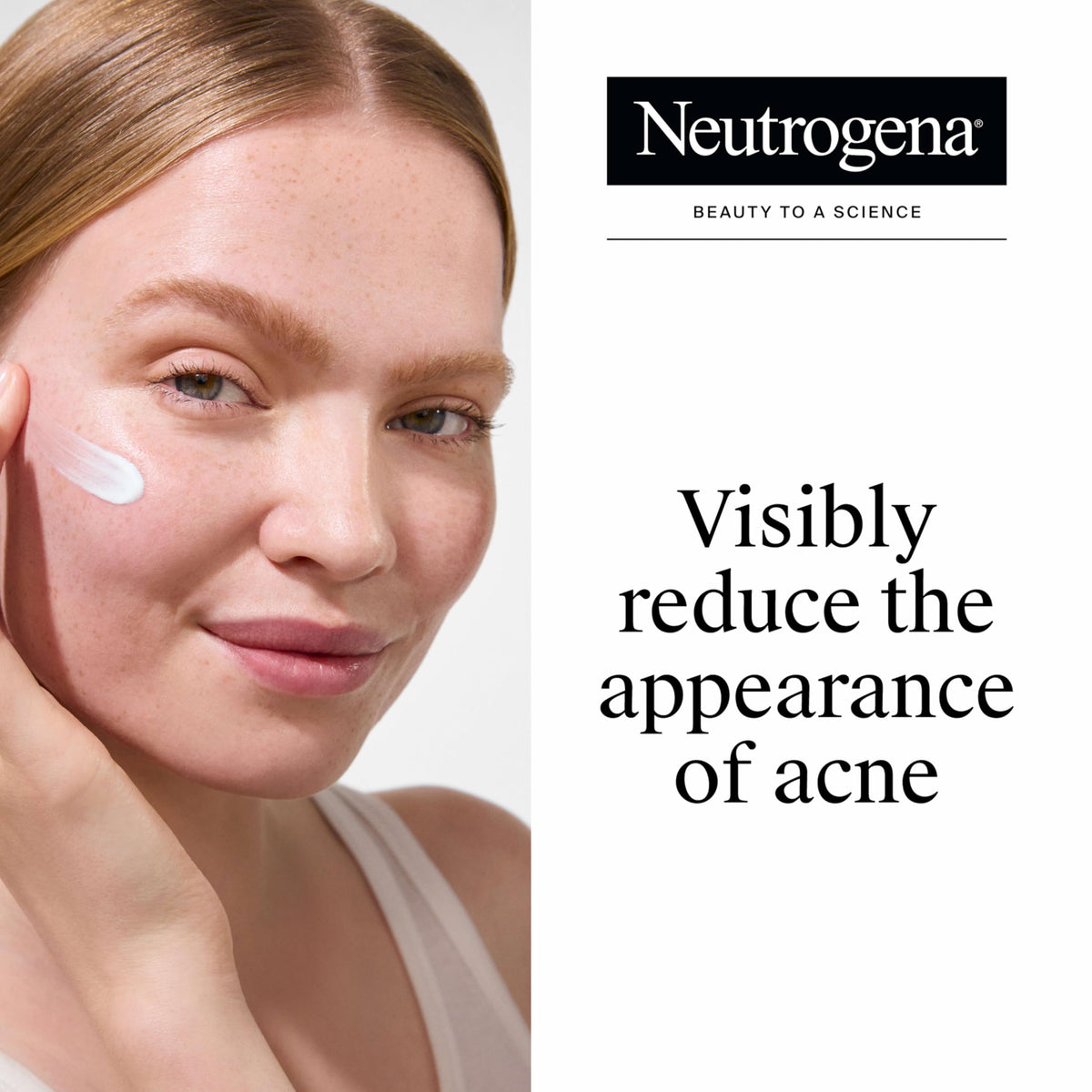 Neutrogena tube nozzle highlighting precision application and control