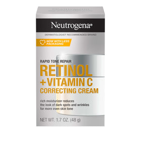Neutrogena jar front view showing product for brightening and smoothing