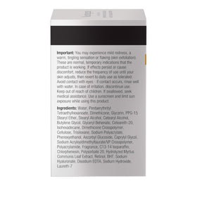 Neutrogena product label close-up displaying key ingredients and benefits