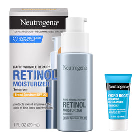 Neutrogena Rapid Wrinkle Repair front package showing SPF 30 protection