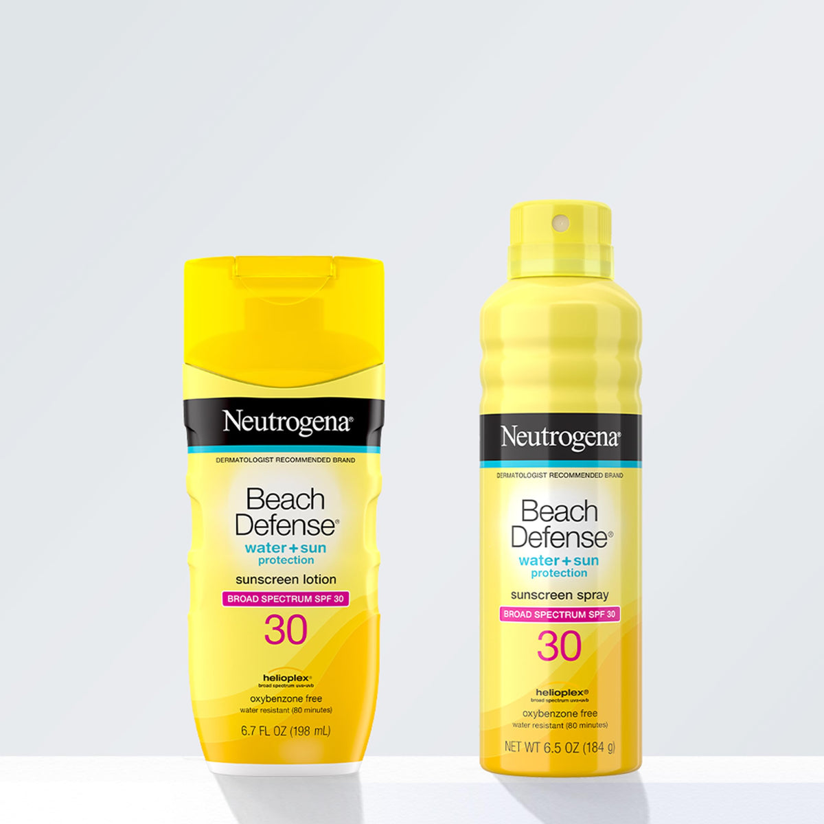 Neutrogena close-up label highlighting Hawaii Reef Act 104 compliant claim