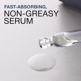 Neutrogena bottle next to a one-ounce scale demonstrating true product size
